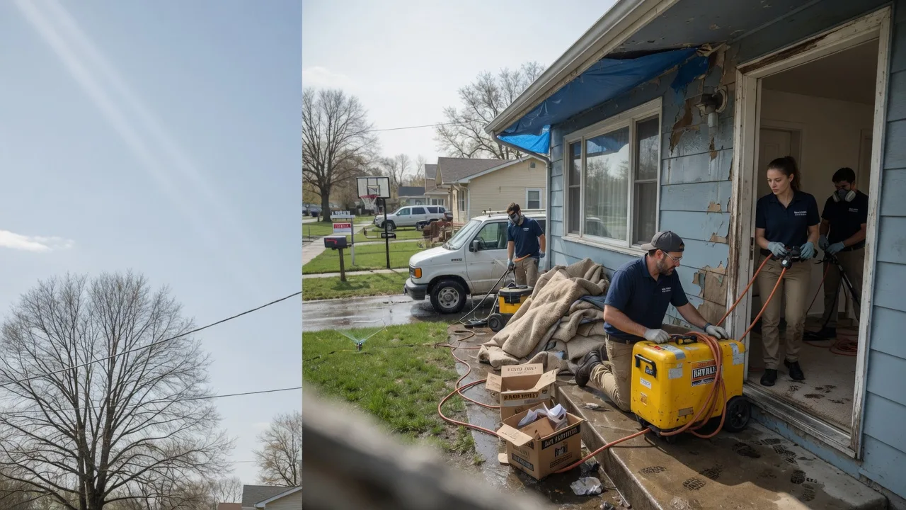 Basement Flood Cleanup in Connersville, IN near me
